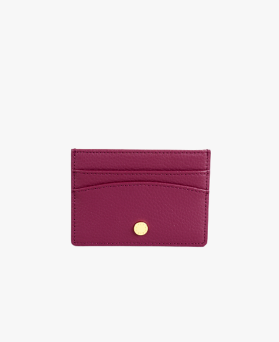 Card Holder in Berry Purple